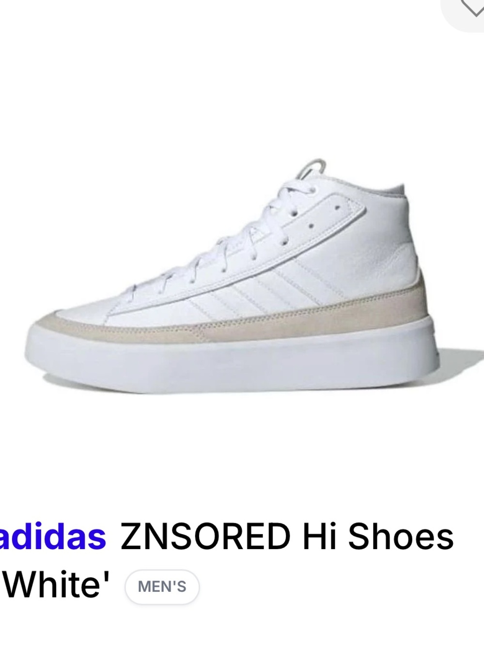 Adidas Znsored High Tops - Picture 2 of 6